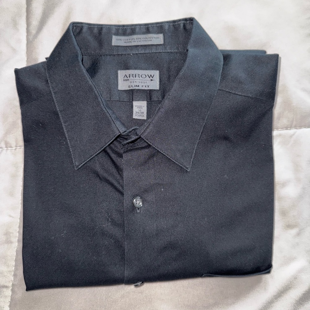 Arrow Men's Charcoal Dress Shirt